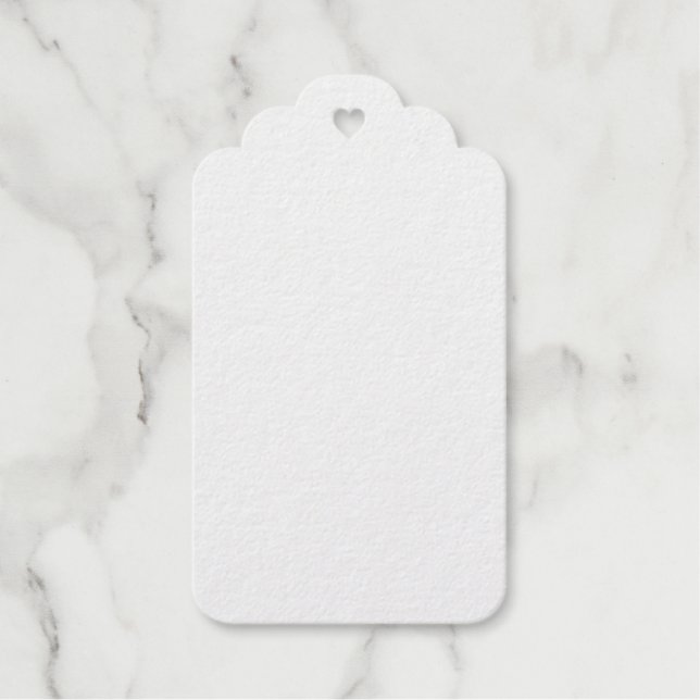 Etiqueta de regalo de Relieve metalizado (Anverso)