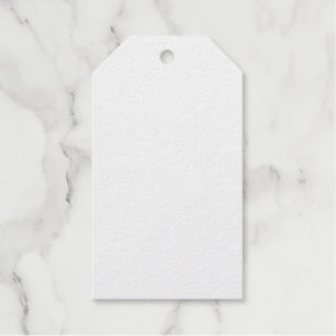 Etiqueta de regalo de Relieve metalizado