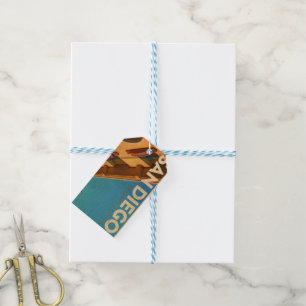 Etiqueta de regalo de San Diego