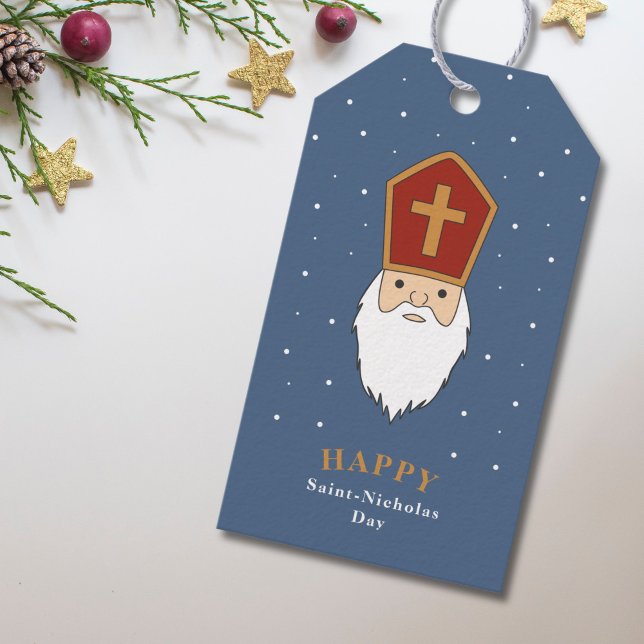 Etiqueta de regalo de San Nicolás (Saint Nicholas Day Gift Tag)