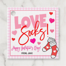 Etiqueta de regalo de San Valentín