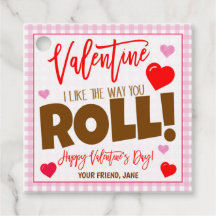 Etiqueta de regalo de San Valentín