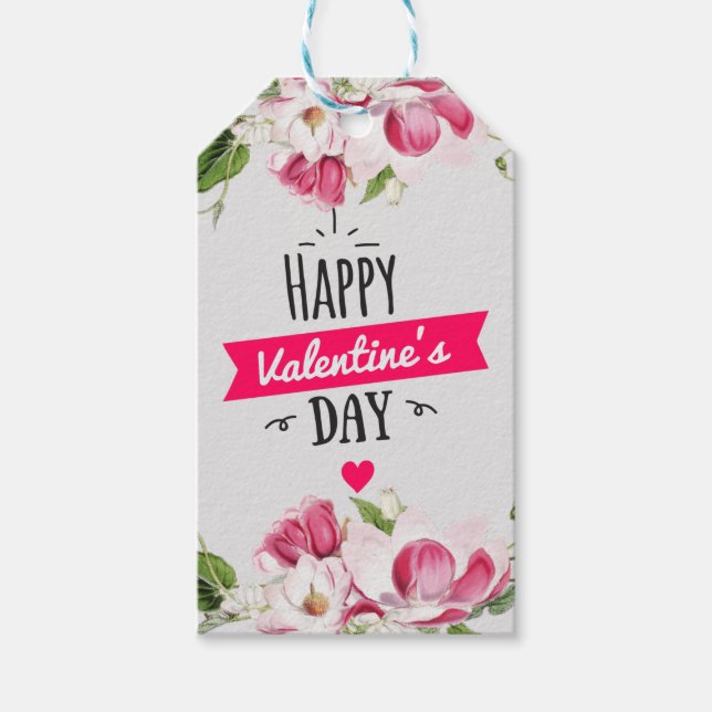 Etiqueta de regalo de San Valentín (Anverso)