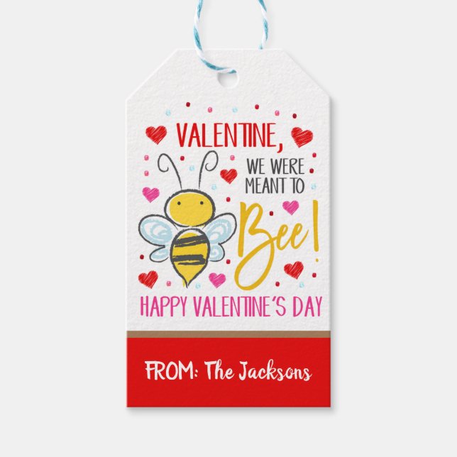 Etiqueta de regalo de San Valentín (Anverso)