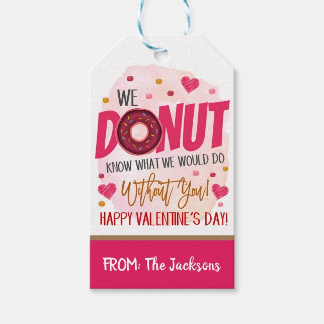 Etiqueta de regalo de San Valentín (Anverso)