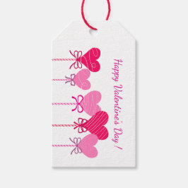 Etiqueta de regalo de San Valentín de piruleta