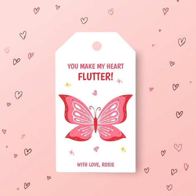 Etiqueta de regalo de San Valentín que hace que mi (Subido por el creador)