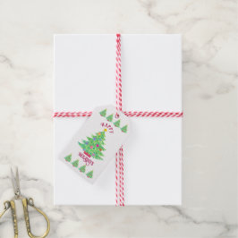 Etiqueta de regalo de vacaciones