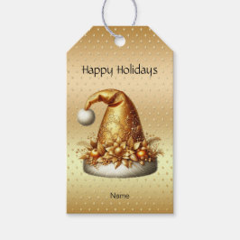 Etiqueta de regalo de vacaciones de Navidades de S