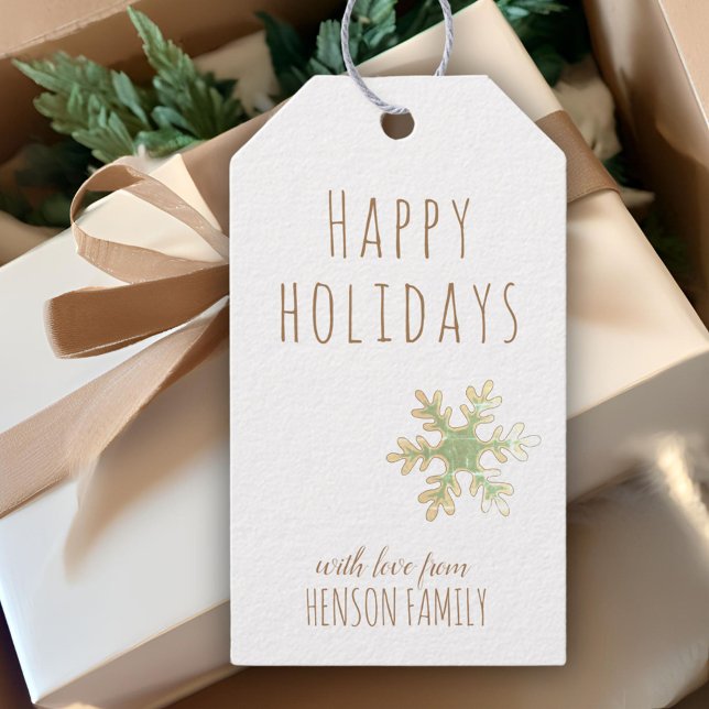 Etiqueta de regalo de vacaciones para navidades -  (Subido por el creador)