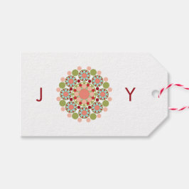 Etiqueta de regalo de vacaciones para Navidades al