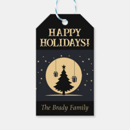 Etiqueta de regalo de vacaciones personalizada