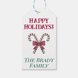 Etiqueta de regalo de vacaciones personalizada