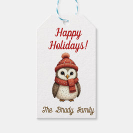 Etiqueta de regalo de vacaciones personalizada