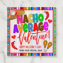 Etiqueta de regalo de Valentine Nacho