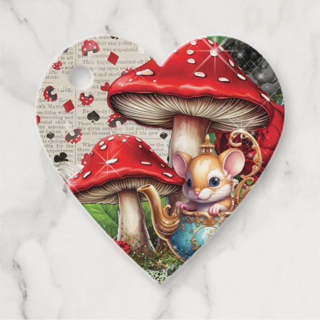 Etiqueta de regalo de Wonderland (Anverso)