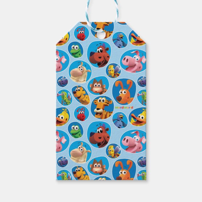 Etiqueta de regalo de WordWorld (Anverso)