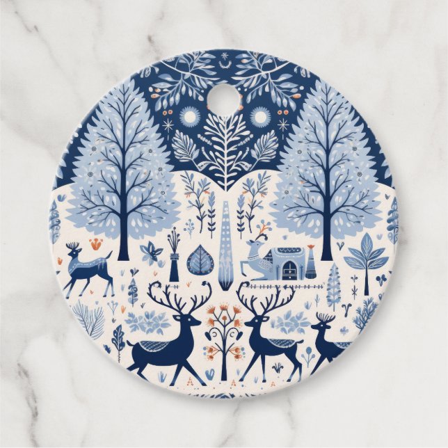 Etiqueta de regalo de Yuletide (Anverso)