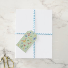 Etiqueta de regalo - Decoraciones navideñas redond