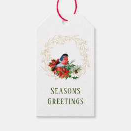 Etiqueta De Regalo Del Cardenal Y De La Palabra Do