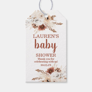 Etiqueta de regalo del Chica de Baby Shower Boho T