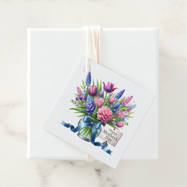 Etiqueta de regalo del Día de la Madre  (In situ)