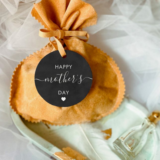 Etiqueta de regalo del Día de la Madre Feliz, Etiq (Subido por el creador)