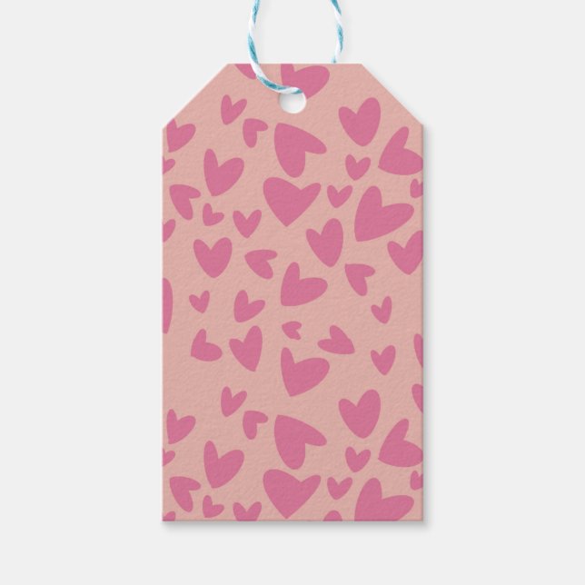 etiqueta de regalo del Día de San Valentín (Anverso)