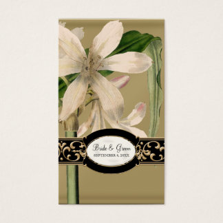 Etiqueta de regalo del favor de la boda formal de 