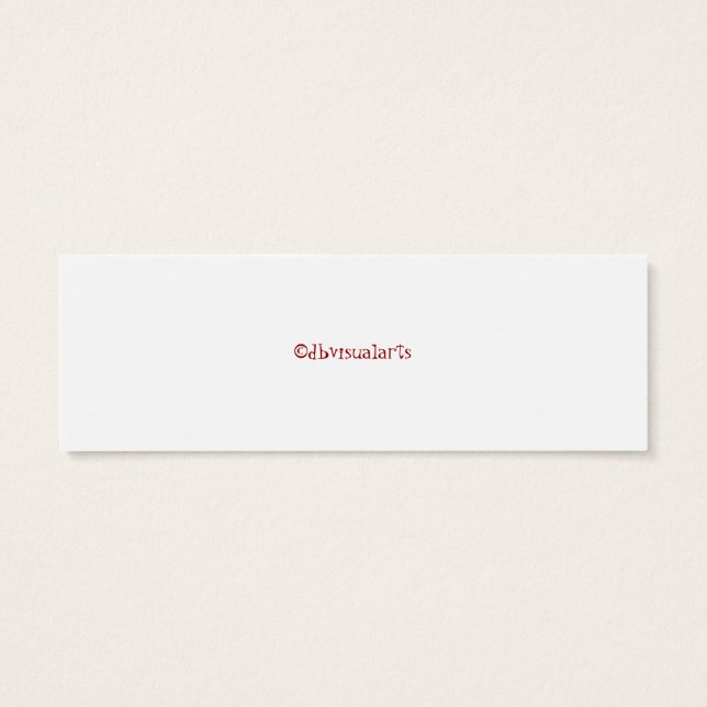 etiqueta de regalo del pingüino de santa (Atrás)