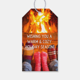 Etiqueta de regalo - Diciembre - Cálido y acogedor