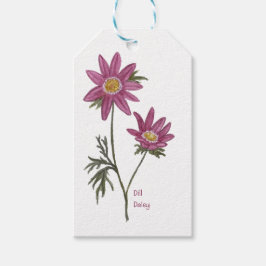 Etiqueta de regalo Dill Daisy