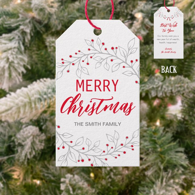 Etiqueta de regalo Feliz Navidad / Felices Fiestas (Subido por el creador)