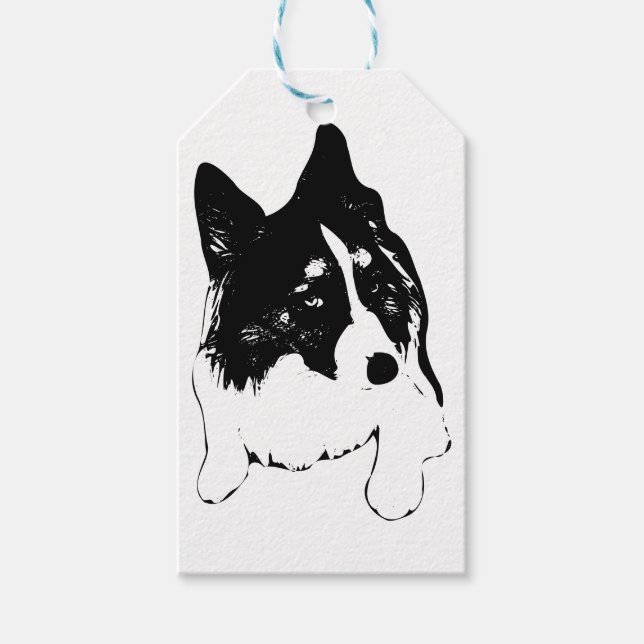 Etiqueta de regalo Fir-Twine (Anverso)