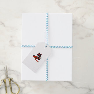 Etiqueta de regalo Gato piloto