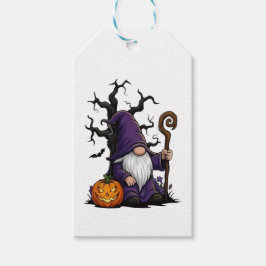 Etiqueta de regalo Gnomo de Halloween