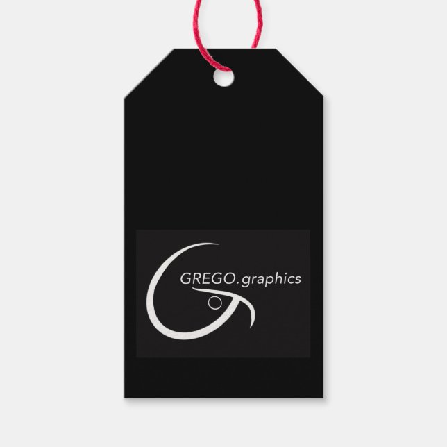Etiqueta de regalo GregoGraphics (Anverso)