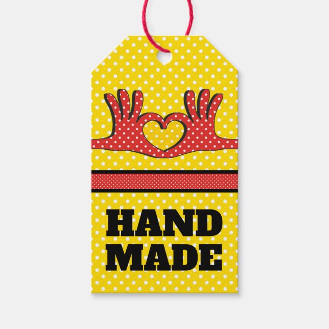 Etiqueta de regalo hecha a mano (Anverso)