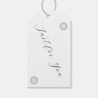Etiqueta de Regalo Hecha a Mano – Sólo para Ti & G