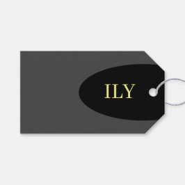 Etiqueta de regalo "I love you"