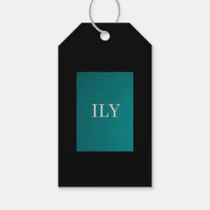 Etiqueta de regalo "I love you"