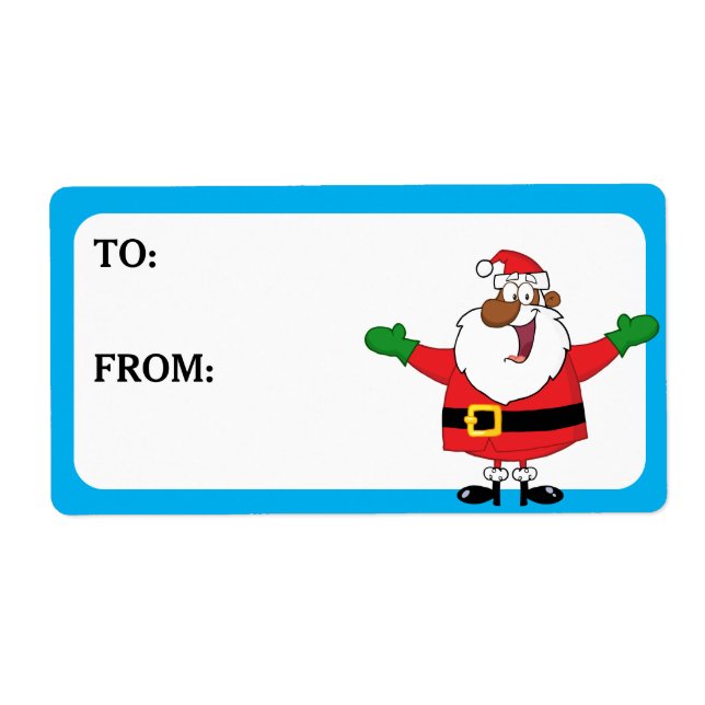 Etiqueta de regalo impresa de los abrazos de Papá  (Frente)