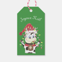 Etiqueta de regalo Joyeux Noël Snowbell