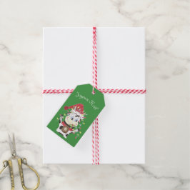 Etiqueta de regalo Joyeux Noël Snowbell