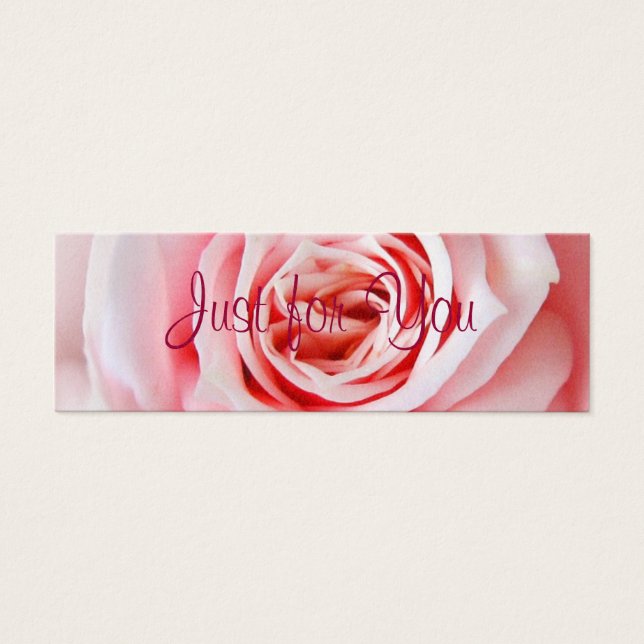 Etiqueta de regalo Just for You (Frente)