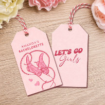 Etiqueta de regalo Let's Go Girls Nashville