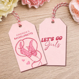 Etiqueta de regalo Let's Go Girls Nashville