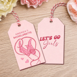 Etiqueta de regalo Let's Go Girls Nashville