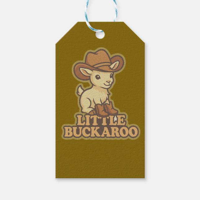 Etiqueta de regalo Little Buckaroo (Anverso)