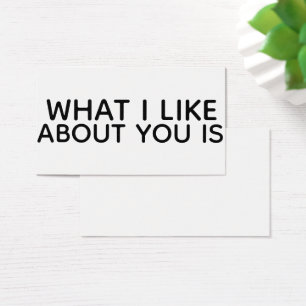 Etiqueta de regalo "Lo que me gusta de ti es" adju